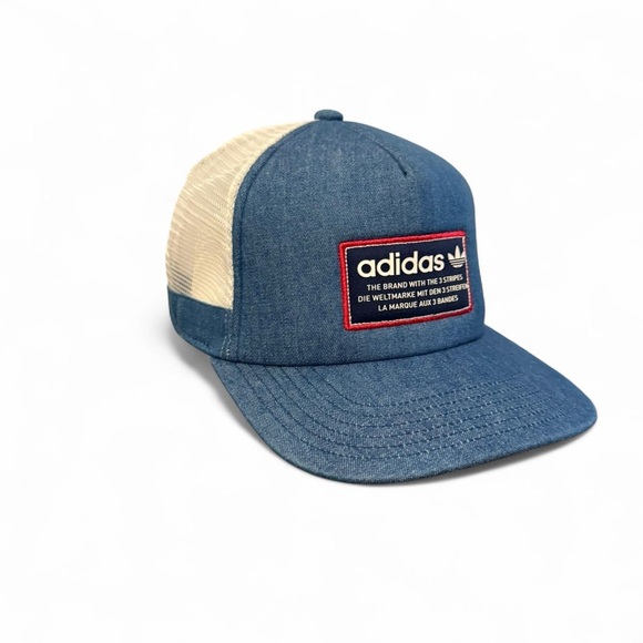 Adidas Classic Blue Denim SnapBack hat - Picture 3 of 7
